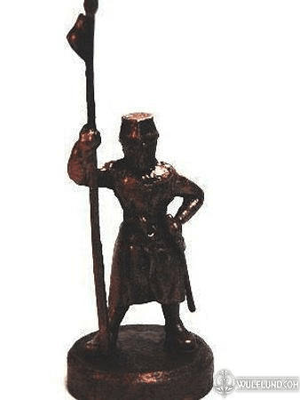 TEMPLAR, HISTORICAL TIN STATUE