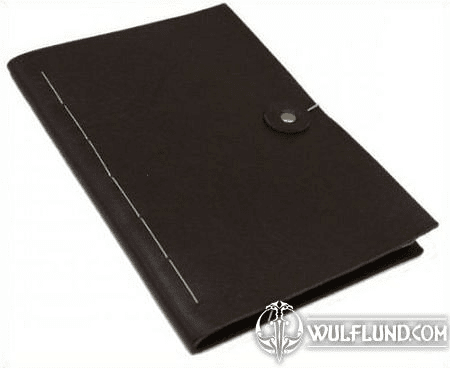 NOTEBOOK IN LEATHER CASE, A5 FORMAT