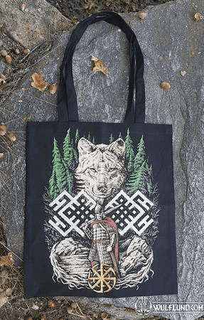 WOLF WARRIOR, CLOTH BAG