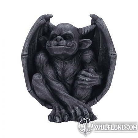 FIGURE VICTOR DARK BLACK GROTESQUE GARGOYLE