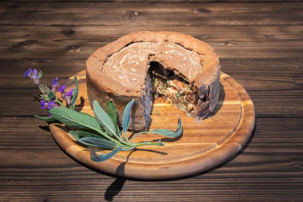 Salmon medieval pate