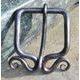 IRON FORGED SPIRAL BELT BUCKLE