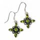 VICENZA, Silberohrringe, Peridot, Ag 925/1000