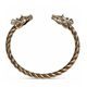 FIANNA, cerf, celtique, bronze, bracelet