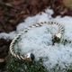 ALESIA, Silberarmband, Moldavit Ag 925