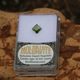 Faceted Moldavite 1 ct square 6.5 x 6.5 mm original Czech Republic