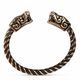 Loup Viking, bracelet de BURG, Suède, bronze