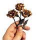 ROSE FORGEE DE PRAGUE - Pugilat de trois roses