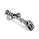 FENRIR - ISLAND WOLF CROSS, silver 925