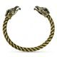 DRAIG Keltischer Drache, Armreif, Messing