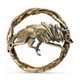 WOLF, Trachtenschmuck, Bronze
