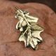Feuille de chêne, pendentif ou plaqué
