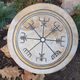 Schamanische Trommel - Vegvisir, golden