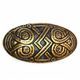 Oval Viking Brooch, bronze