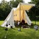 Tente commerciale Saxon, 4 x 6 m