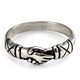 FREUNDSCHAFTSRING - FEDE RING, mittelalterlich, Silber 925/1000