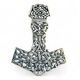 MJÖLNIR Thor's Hammer silver Pendant