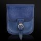 TSCHECHISCHER LÖWE, Gürteltasche aus Leder – blau