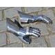 STEEL GAUNTLETS with elongated protection of forearm