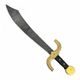 Machete made of wood for children