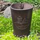 Leather cup for dice brown