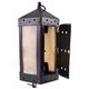Medieval outdoor lantern with horn windows