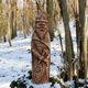 PERUN, slawischer Gott, geschnitzte Statue