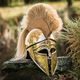 Griechischer Helm mit Chokol, Messing