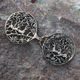 DEER, bronze cloak brooch