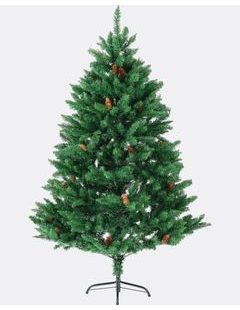 Umelý vianočný stromček Smrek Elegant so šiškami