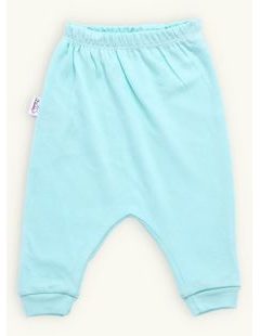 Dětské tepláky bez potisku mátové