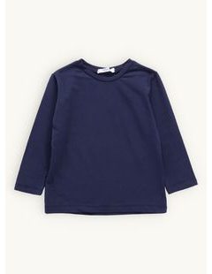 Detské tričko bez potlače tmavomodré