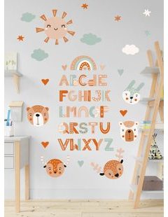 Veselá abeceda s indiánským motivem