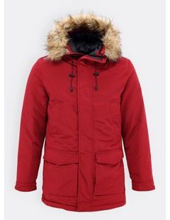 Pánska zimná bunda vínová