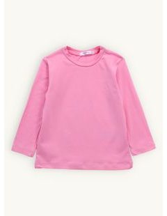 Detské tričko bez potlače lososové