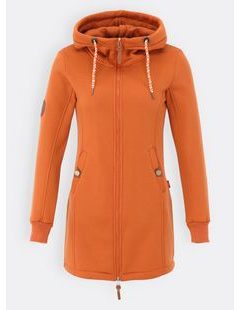 Dlhá dámska tehlová mikina