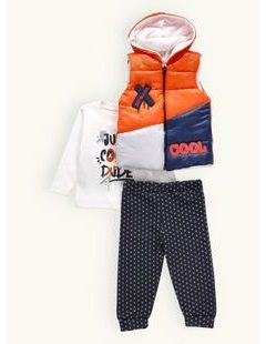 Detská tepláková súprava DOBRÝ MEDVEDÍK oranžová