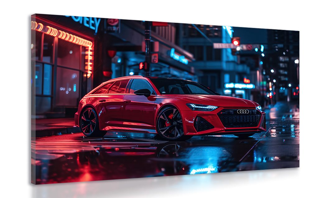 Obraz červené Audi - RS6 Legacy Edition