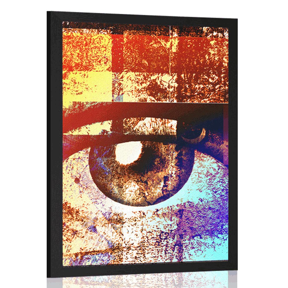 Plakát surrealistické oko