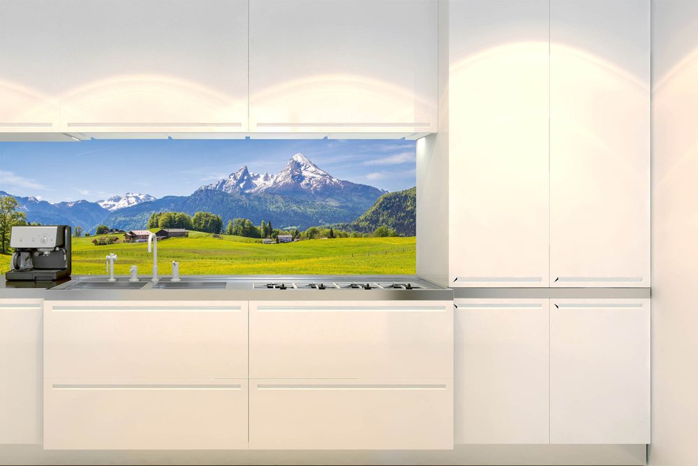 Samolepiaca fototapeta do kuchyne pohľad na Alpy