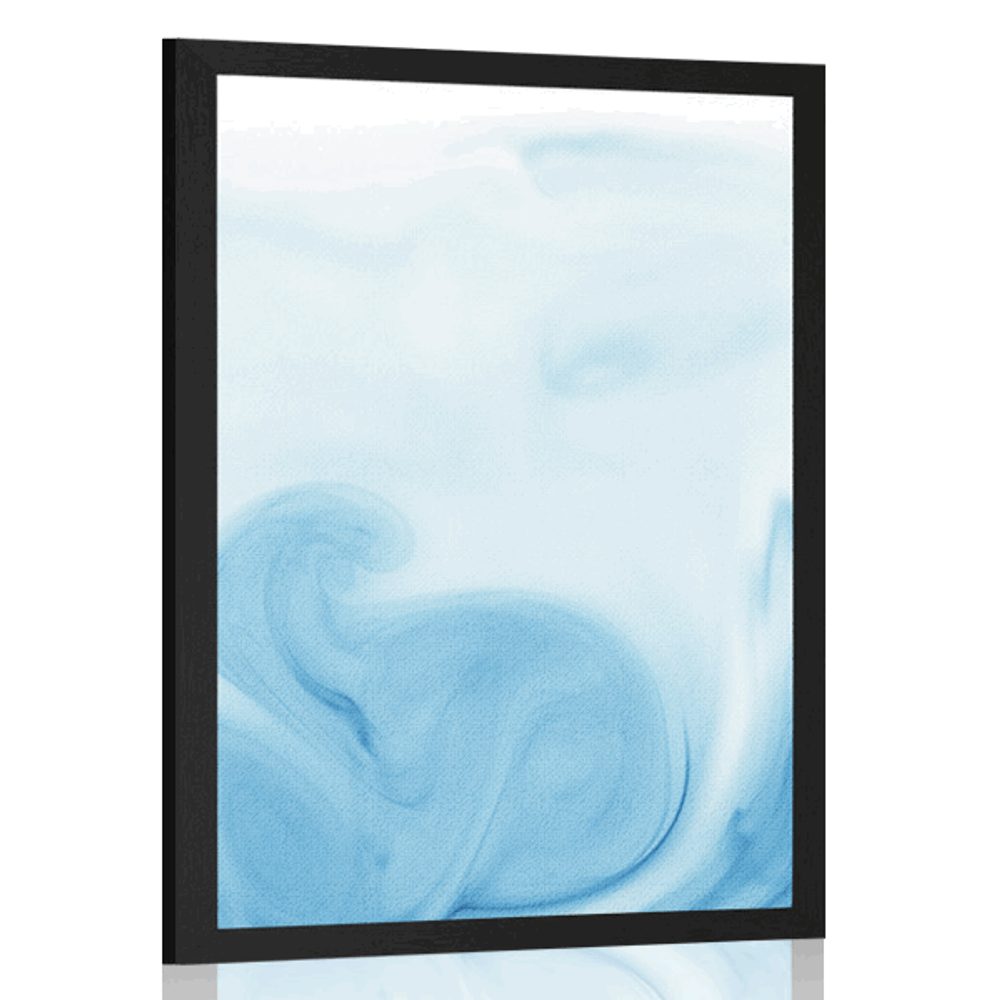 Plakát nádherná modrá abstrakce