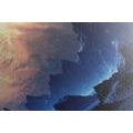 CANVAS PRINT FANTASY LANDSCAPE - PICTURES OF SPACE AND STARS - PICTURES