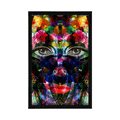 POSTER ABSTRACT FEMALE FACE - POP ART - POSTERS