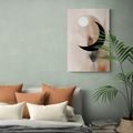 CANVAS PRINT ABSTRACT SHAPES DAY AND NIGHT - PICTURES OF ABSTRACT SHAPES - PICTURES