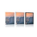 POSTER VIEW OF THE SUNSET IN THE CITY OF BANGKOK - CITIES - POSTERS