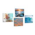 CANVAS PRINT SET CHARMING SEASCAPE - SET OF PICTURES - PICTURES