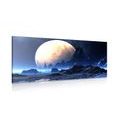 CANVAS PRINT FANTASY LANDSCAPE - PICTURES OF SPACE AND STARS - PICTURES