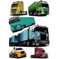 DECORATIVE WALL STICKERS TRUCKS - FOR CHILDREN - STICKERS