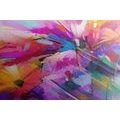 CANVAS PRINT ABSTRACT COLORFUL FLOWERS - ABSTRACT PICTURES - PICTURES