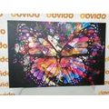 CANVAS PRINT UNUSUAL BUTTERFLY - POP ART PICTURES - PICTURES